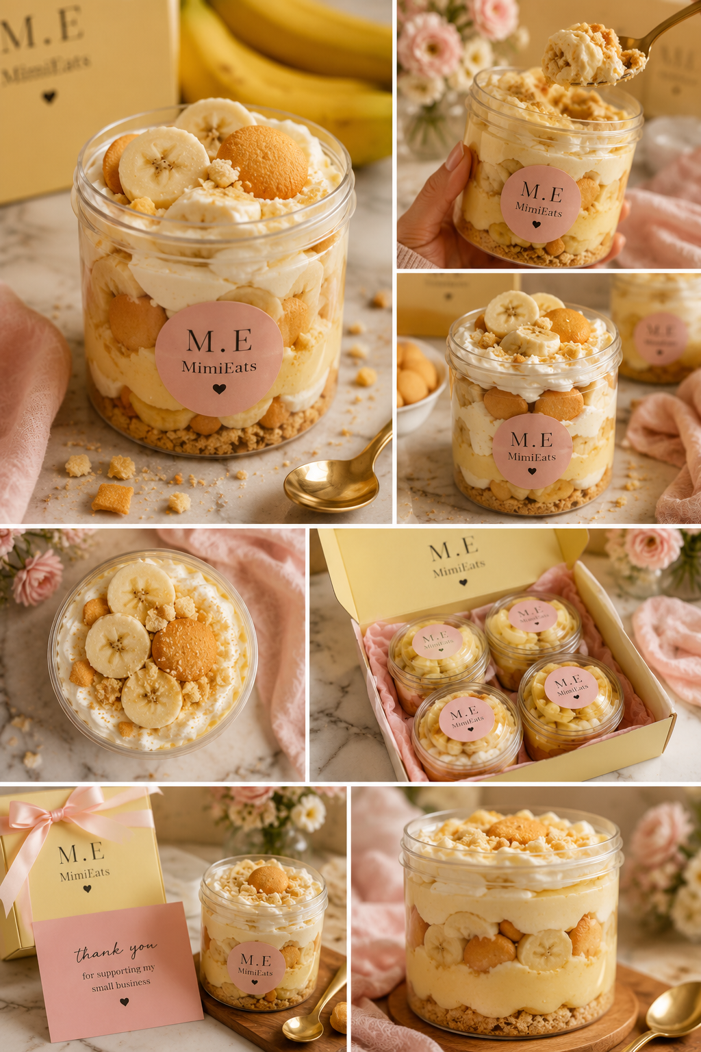 Banana Pudding Dessert Jars