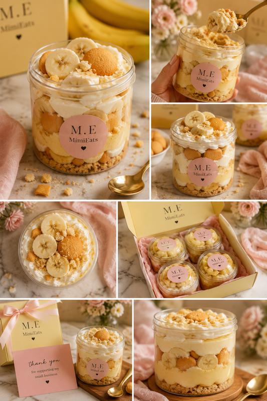 Banana Pudding Dessert Jars